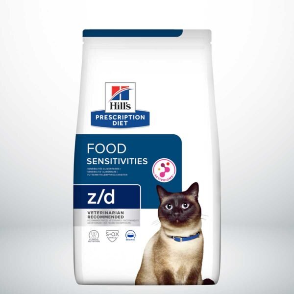 605912-Hill's Prescription Diet z/d Sensibilidades Alimentarias alimento seco para gatos - Envase de 1,5kg