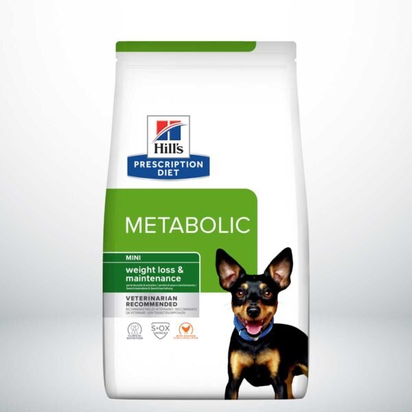 605947 - Hill's Prescription Diet Metabolic Mini Control de Peso alimento seco para perros con pollo.