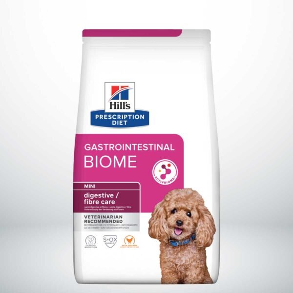 606202- Hill’s Prescription Diet Gastrointestinal Biome Mini alimento seco para perros con pollo
