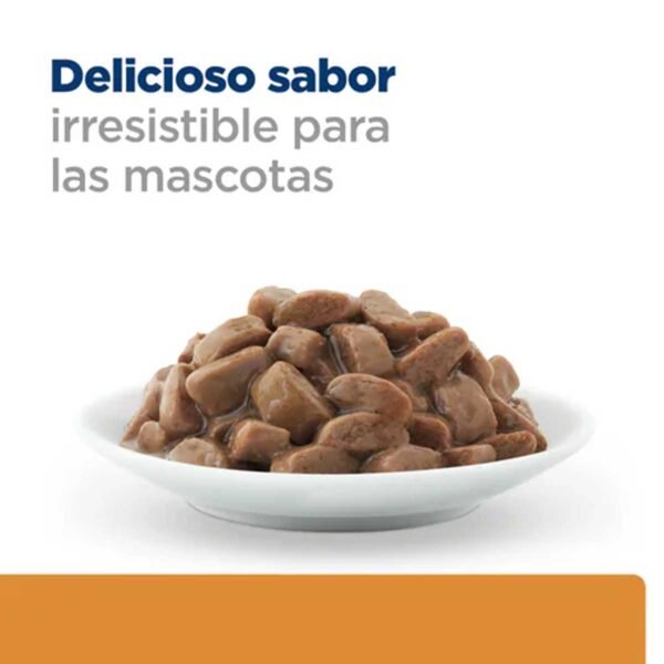 607554-Hill's Prescription Diet k/d + Mobility alimento para gatos con pollo - Bolsitas de 85g x 12 unidades - Imagen 2