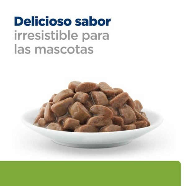 607555-Hill's Prescription Diet Metabolic Control de Peso alimento húmedo para gatos con pollo - Bolsitas de 85g x 12 unidades - Imagen 2