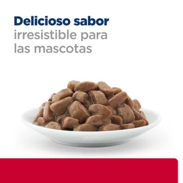 607560-Hill's Prescription Diet c/d Multicare Stress Urinary alimento húmedo para gatos con pollo - Bolsitas de 85g x 12 unidades - Imagen 2