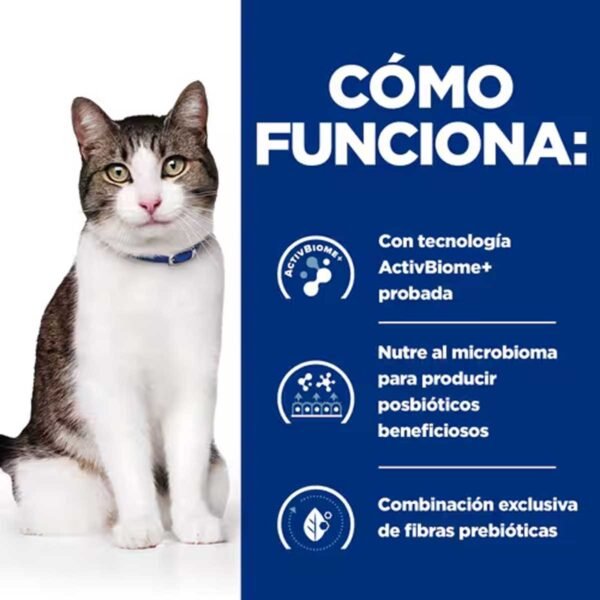 608830-Hill’s Prescription Diet Gastrointestinal Biome Stress estofado para gatos con pollo y verduras añadidas - Latas de 82g x 24 unidades - Imagen 3