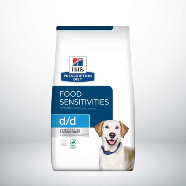 Hill's Prescription Diet d/d Sensibilidades Alimentarias alimento seco para perros con pato y arroz