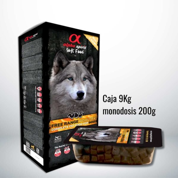 Alpha Spirit alimento semi-húmedo Aves de Corral | Caja 9Kg - Imagen 2