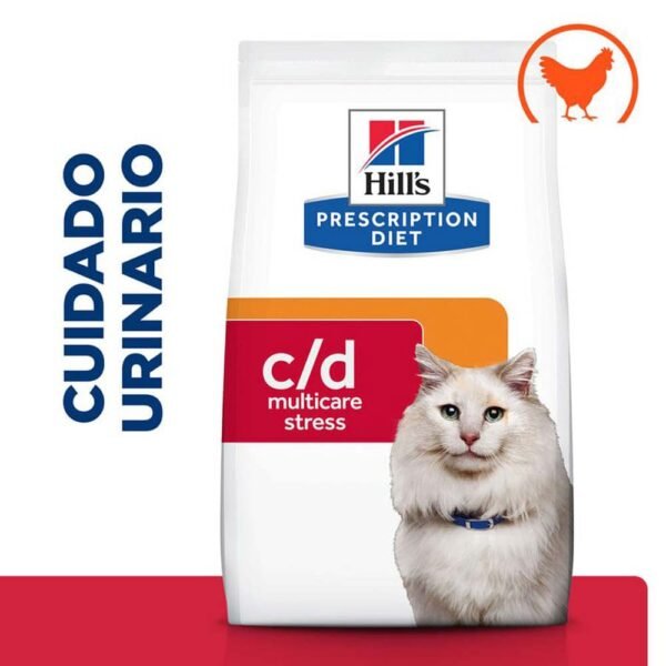 Hill's Diet c/d Stress | pienso seco para gatos | Cuidado Urinario - Imagen 2