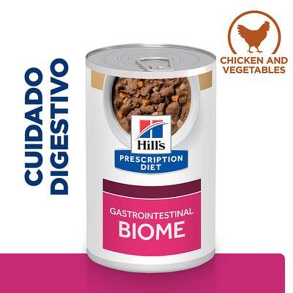 Hill's Diet i/d Biome estofado comida húmeda para perros pollo y verduras | Cuidado Digestivo Latas 354g x 12 - Imagen 2