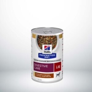Hill's Diet i/d estofado | comida húmeda para perros con pollo y verduras | Cuidado digestivo Latas 354g x 12